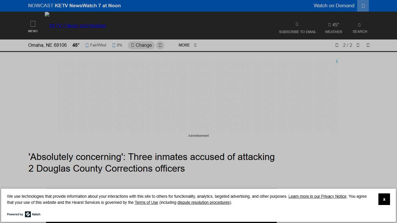 Douglas County inmates accused of attacking corrections officers